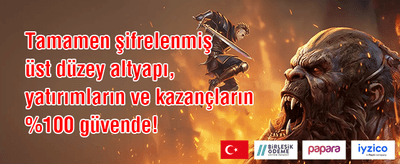 %100 İlk Yatırım Eşleşmesi 💰 promotion